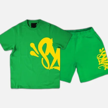 Syna World Shorts And T Shirt Green